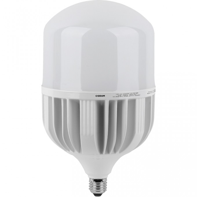 Лампа светодиодная LEDVANCE 100Вт (замена 1000Вт), 10 000Лм, 4000К (нейтральный белый свет), цоколь E27/E40 4099854121722