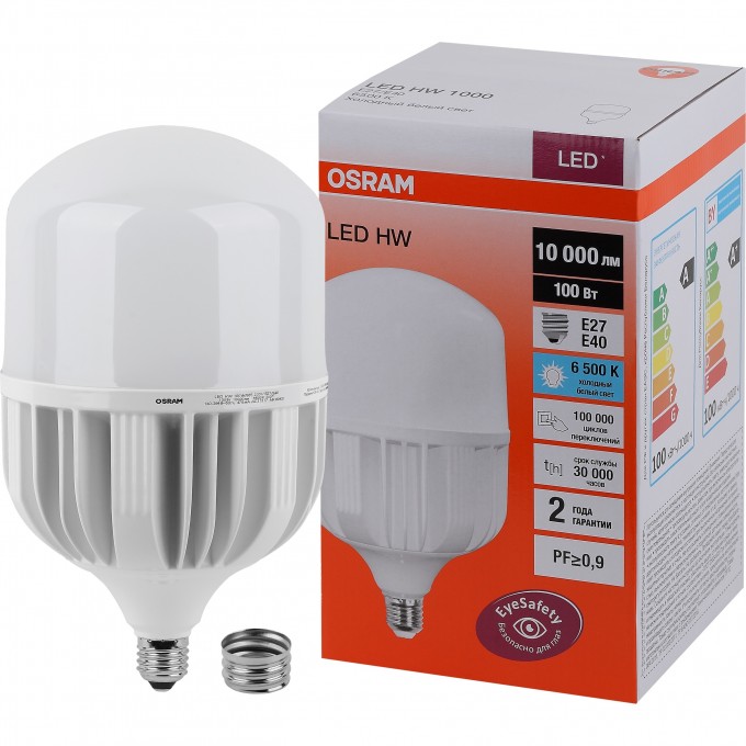 Лампа светодиодная LEDVANCE LED HW 100Вт E27/E40 (замена 1000Вт) холодный белый OSRAM 4058075577015